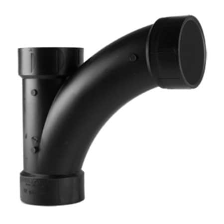 Charlotte Pipe And Foundry 4 L Turn HxHxH Tee Wye ABS 00501  1200HA